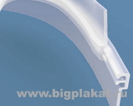 Лента-замок для соединения постеров в роллерном дисплее